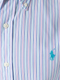 pastel striped shirt