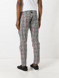 houndstooth pattern trousers 