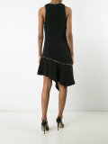 pearl studded asymmetric dress