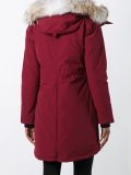 hooded mid coat