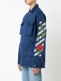 back print cargo jacket 