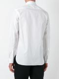 geometric detail collar shirt