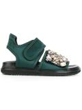embellished Fussbett sandals
