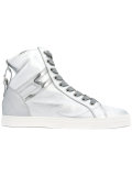 metallic hi-tops