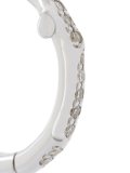 'Cherry Branch' diamond hoop earrings