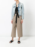 cropped denim jacket