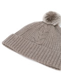 fur bobble hat 