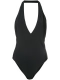 low cut halterneck body