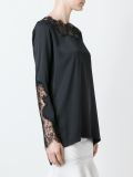 lace detail blouse