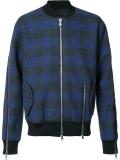 plaid bomber jacket