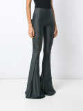 flared panel trousers