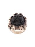 embossed skull ring