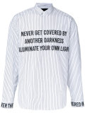 embroidered stripe shirt