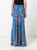 embroidered maxi skirt