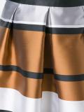 metallic A-line skirt