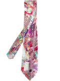 abstract print tie