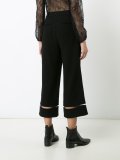 fishing line trim cropped trousers