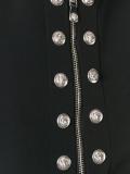 lion head studded dress