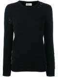 embellished trim Grunge jumper