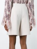 A-line buttoned shorts 