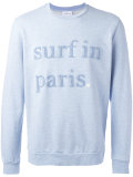 slogan front sweatshirt