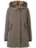 hood detail parka coat