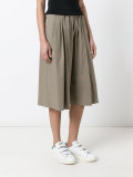 Wide leg soft short trousers