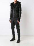 creased sleeve padded jacket 