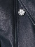 双排扣机车夹克