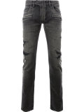 distressed skinny jeans