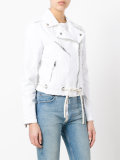 fitted biker jacket