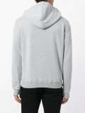 logo print hoodie