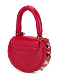 mini studded round tote