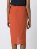 high waisted midi skirt