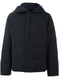 hooded zipped coat