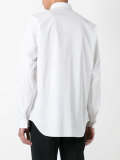 tuxedo shirt with embroidered initial detail