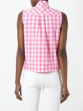 pussy bow sleeveless top