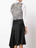 zebra print waistcoat 
