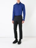 pocket detail straight leg trousers