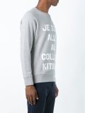 front print sweatshirt 