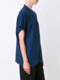 直领宽松衬衫