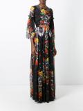 printed maxi dress