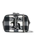 gingham 'Box' crossbody bag