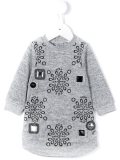 embellished sweatshirt dress