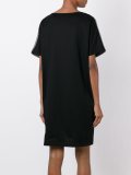 contrast back T-shirt dress