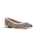 woven ballerina flats