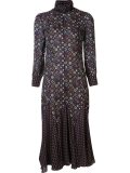 printed flared dress