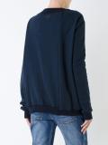 panelled sweatshirt