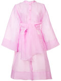 chiffon tie-waist kimono