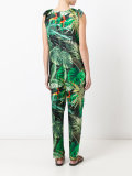 jungle print jumpsuit 
